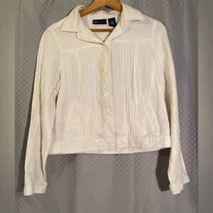 Relativity Women's Jacket White Size
PM Short Button Up Long Sleeves